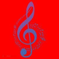 Music Note White Treble Clef Musical Symbol For Musician Gift Santa Hat thumb 1