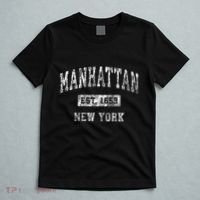 Manhattan New York Ny Vintage Established T-Shirt thumb 5