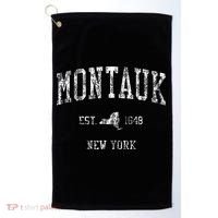 Montauk New York Ny Golf Towel thumb 0