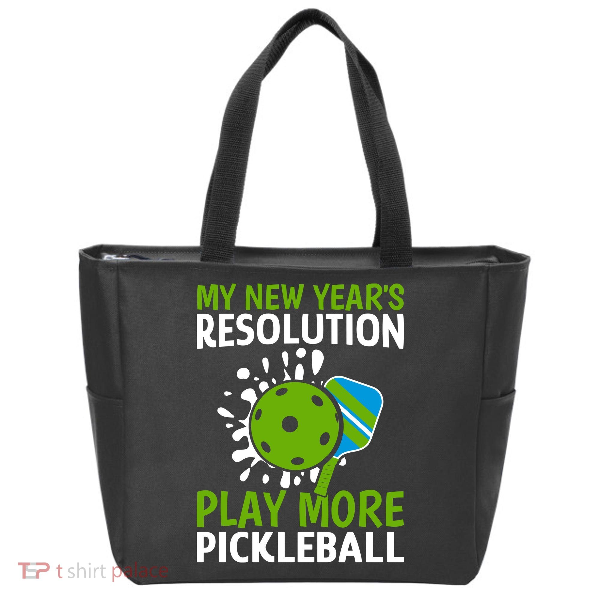 My New Year's Play More Pickleball Gift For Pickleball Lovers Tote Bag