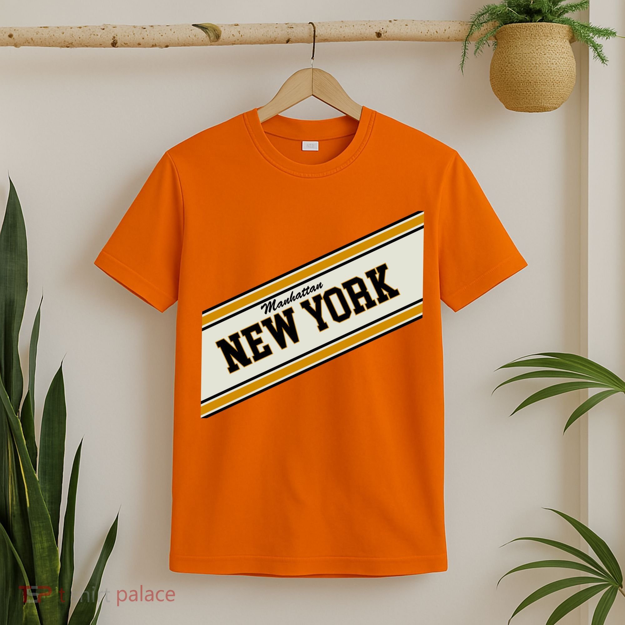 Manhattan New York Varsity Logo T-Shirt