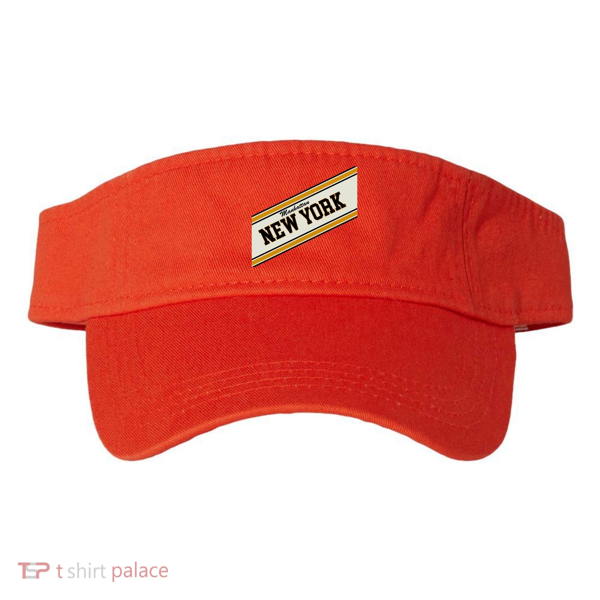 Manhattan New York Varsity Logo Visor