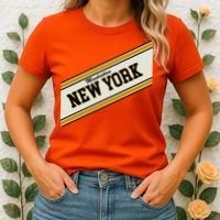 Manhattan New York Varsity Logo Women's T-Shirt thumb 2