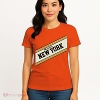 Manhattan New York Varsity Logo Women's T-Shirt thumb 4