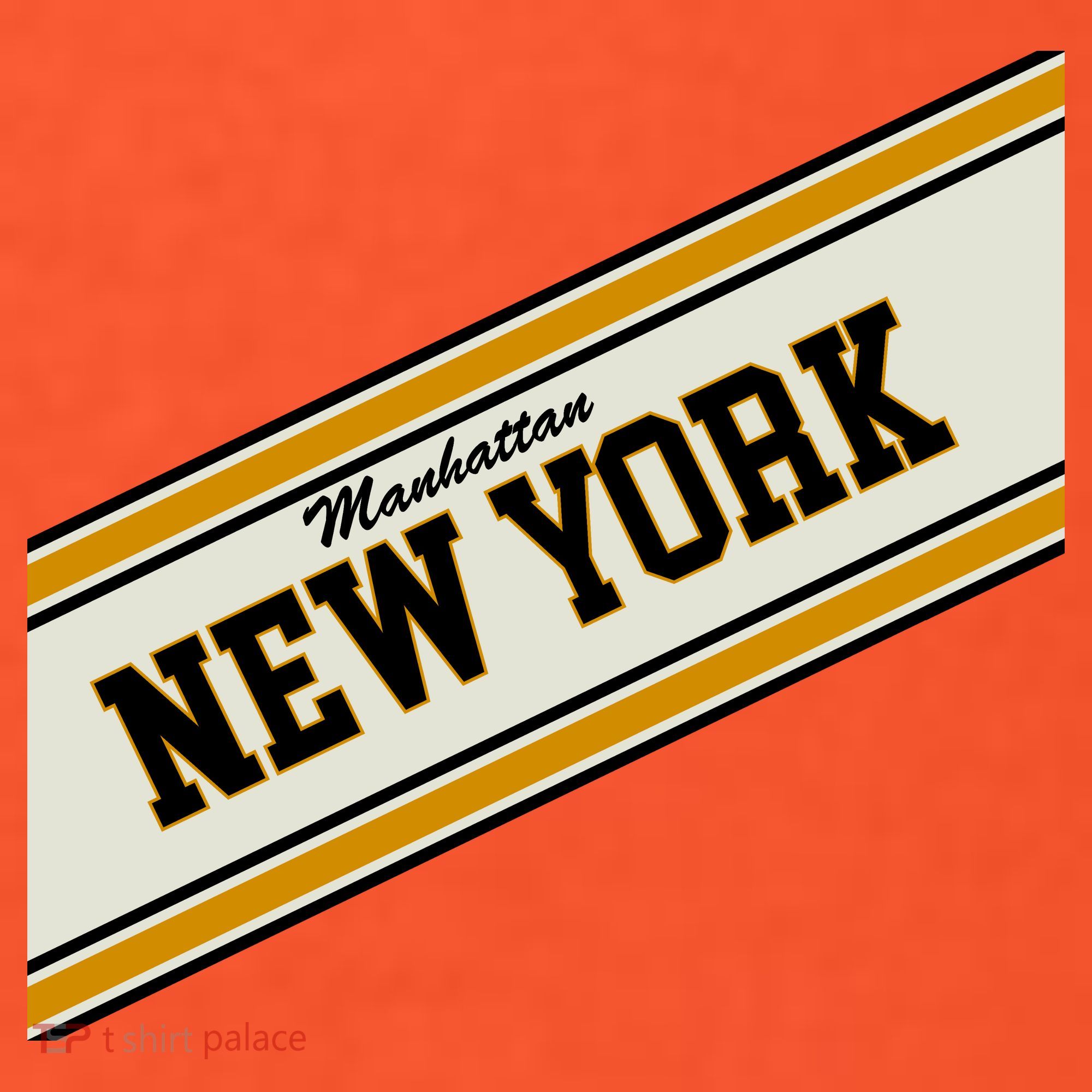 Manhattan New York Varsity Logo Women's T-Shirt