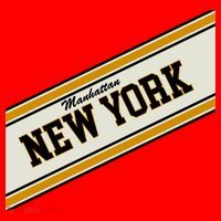 Manhattan New York Varsity Logo Santa Hat thumb 1