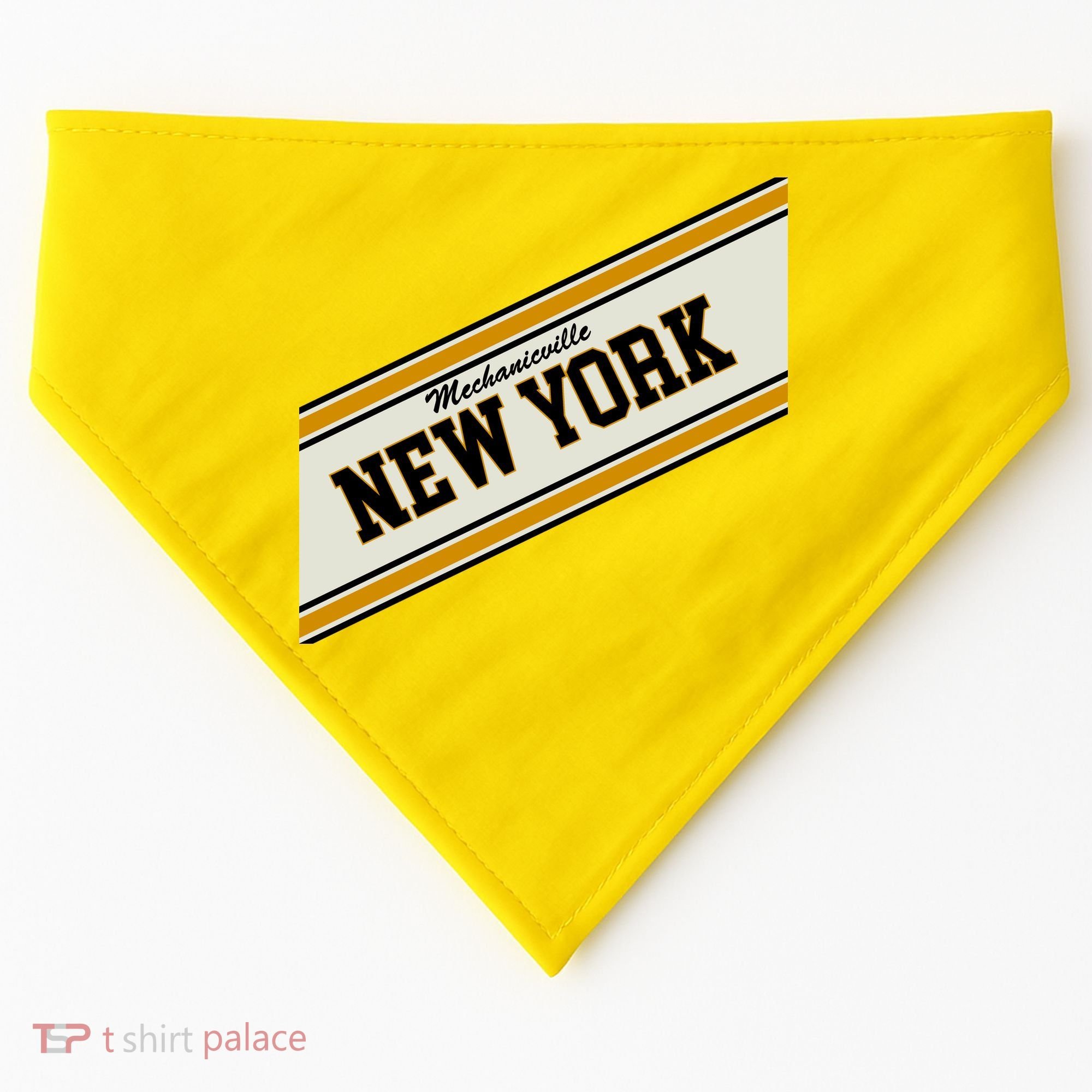 Mechanicville New York Varsity Logo USA-Made Doggie Bandana