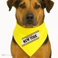 Mechanicville New York Varsity Logo USA-Made Doggie Bandana thumb 1