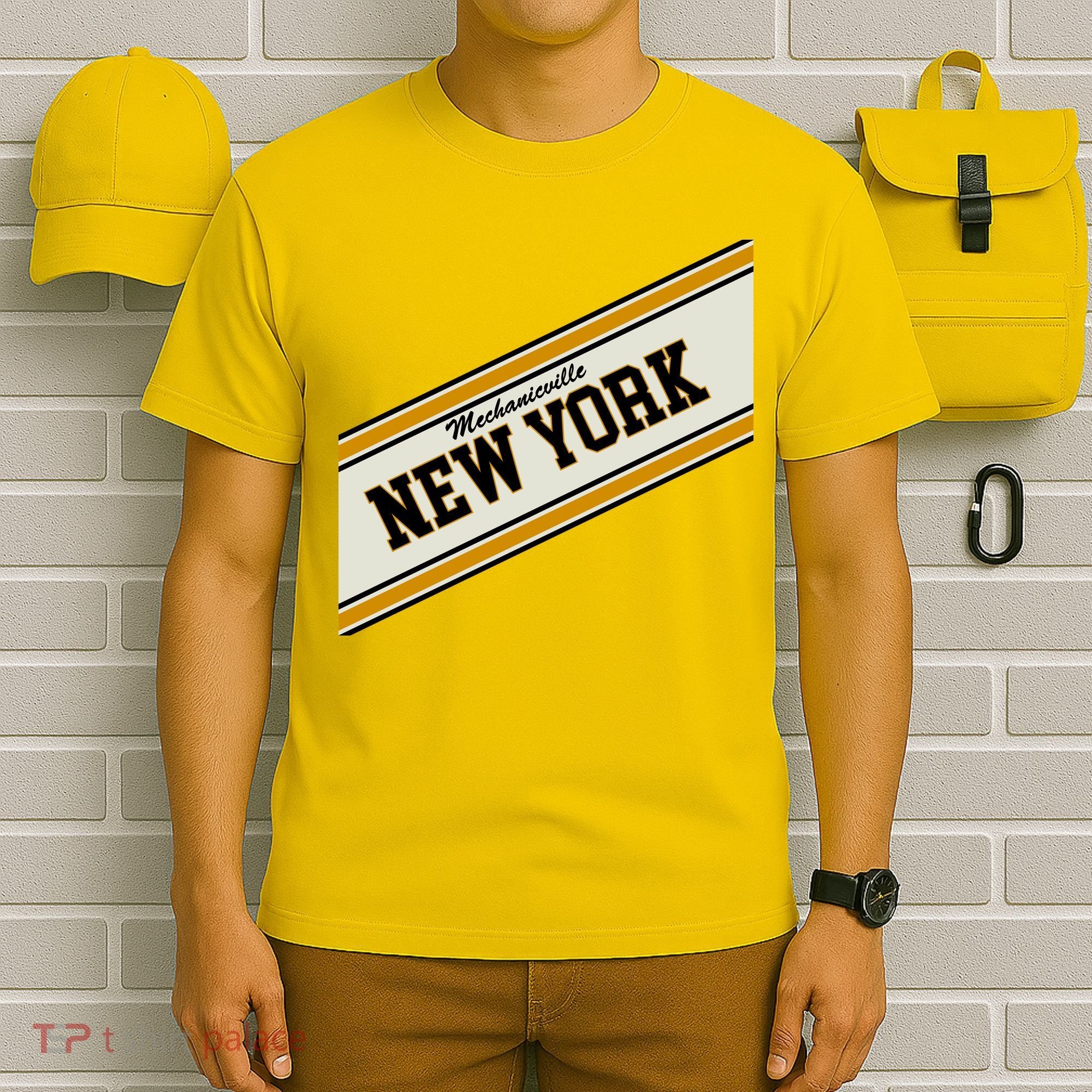 Mechanicville New York Varsity Logo T-Shirt
