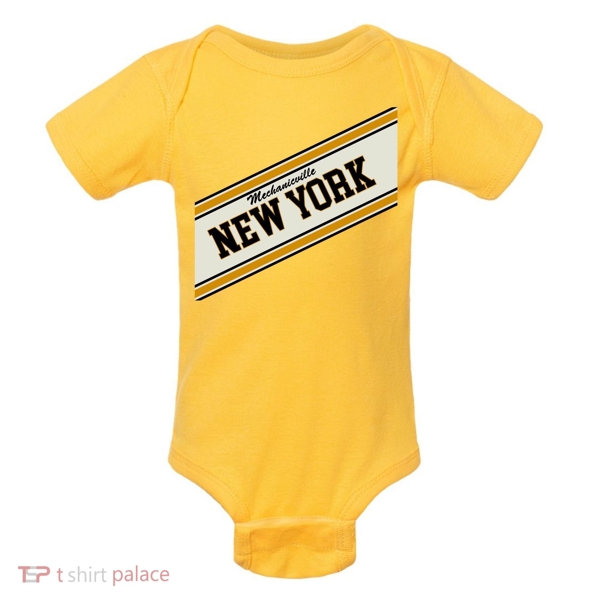 Mechanicville New York Varsity Logo Baby Bodysuit