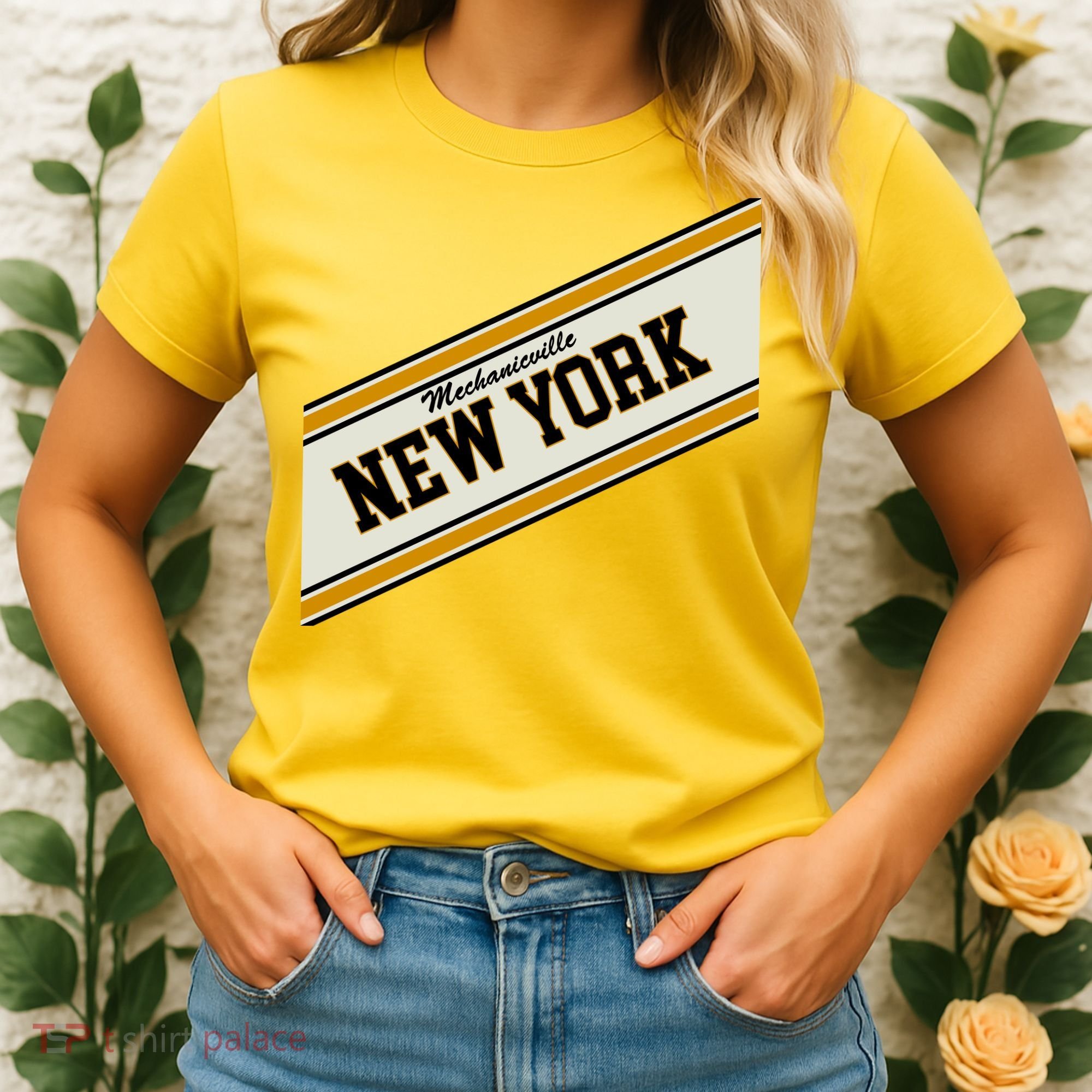 Mechanicville New York Varsity Logo Women's T-Shirt