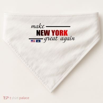 Make New York Great Again USA-Made Doggie Bandana