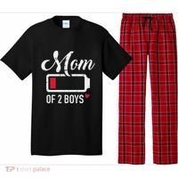 Mom Of 2 Low Battery Pajama Set thumb 0
