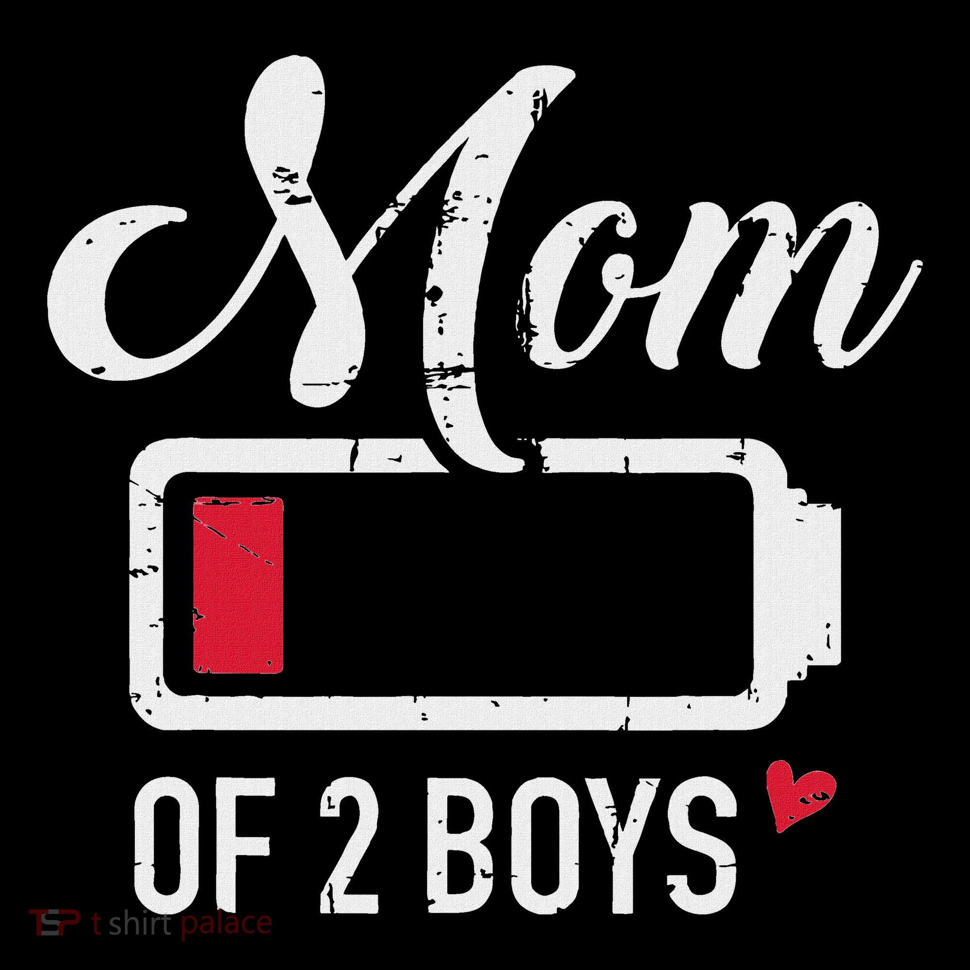 Mom Of 2 Low Battery Women's Hoodie