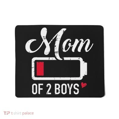Mom Of 2 Low Battery Mousepad