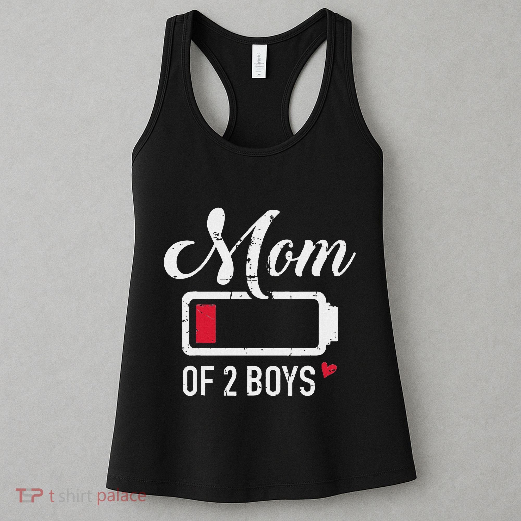 Mom Of 2 Low Battery Women's Tank Top