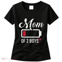 Mom Of 2 Low Battery Women's T-Shirt thumb 0