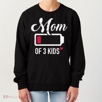Mom Of 3 Low Battery Great Gift Women's Sweatshirt thumb 0