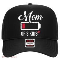Mom Of 3 Low Battery Great Gift Hat thumb 0