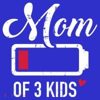 Mom Of 3 Low Battery Great Gift Sweatshirt thumb 3