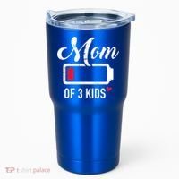 Mom Of 3 Low Battery Great Gift Tumbler thumb 0