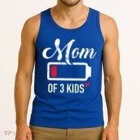 Mom Of 3 Low Battery Great Gift Tank Top thumb 3