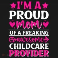Mom Of Awesome Daycare Provider Teacher Mom Meaningful Gift Women's Hoodie thumb 2