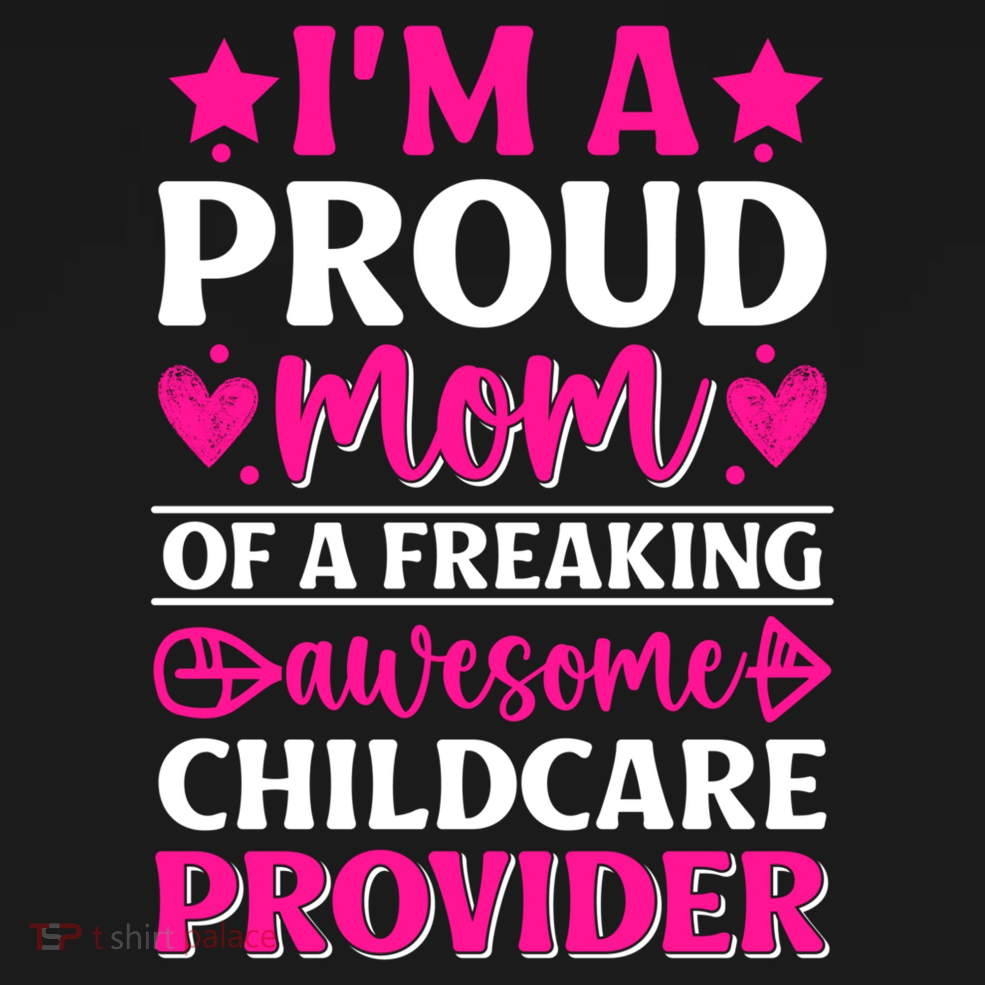 Mom Of Awesome Daycare Provider Teacher Mom Meaningful Gift Women's Hoodie