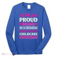Mom Of Awesome Daycare Provider Teacher Mom Meaningful Gift Long Sleeve Shirt thumb 0