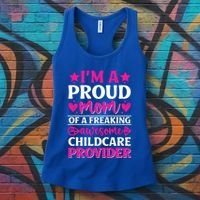Mom Of Awesome Daycare Provider Teacher Mom Meaningful Gift Women's Tank Top thumb 3