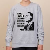 Malcolm Only A Fool Would Let His Enemy Teach His Children Women's Sweatshirt thumb 0