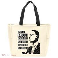Malcolm Only A Fool Would Let His Enemy Teach His Children Tote Bag thumb 0