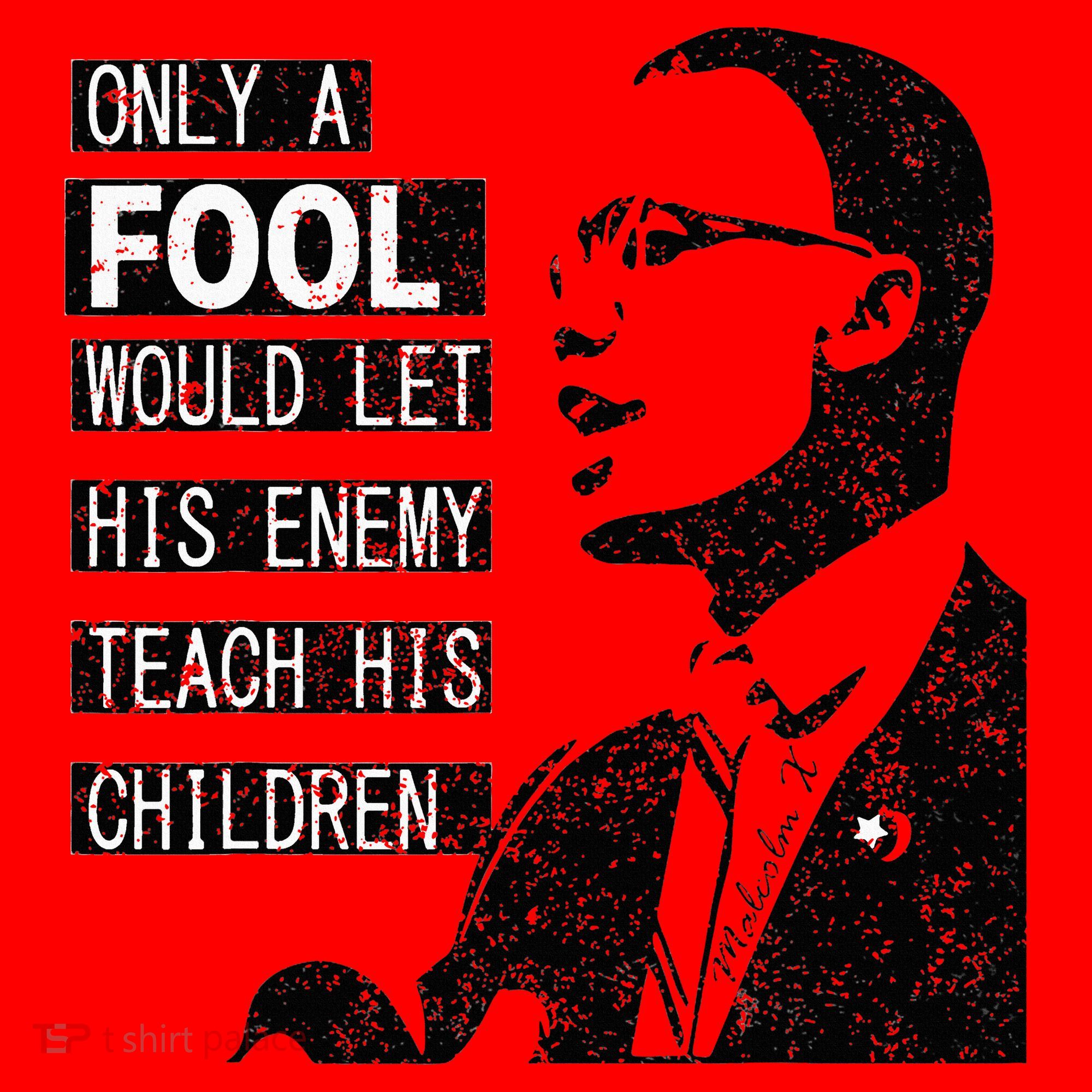 Malcolm Only A Fool Would Let His Enemy Teach His Children Santa Hat