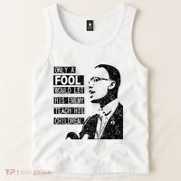 Malcolm Only A Fool Would Let His Enemy Teach His Children Tank Top thumb 2