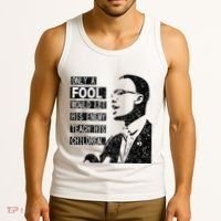 Malcolm Only A Fool Would Let His Enemy Teach His Children Tank Top thumb 3