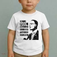 Malcolm Only A Fool Would Let His Enemy Teach His Children Toddler T-Shirt thumb 2