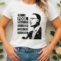Malcolm Only A Fool Would Let His Enemy Teach His Children Women's T-Shirt thumb 2