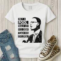 Malcolm Only A Fool Would Let His Enemy Teach His Children Women's T-Shirt thumb 3