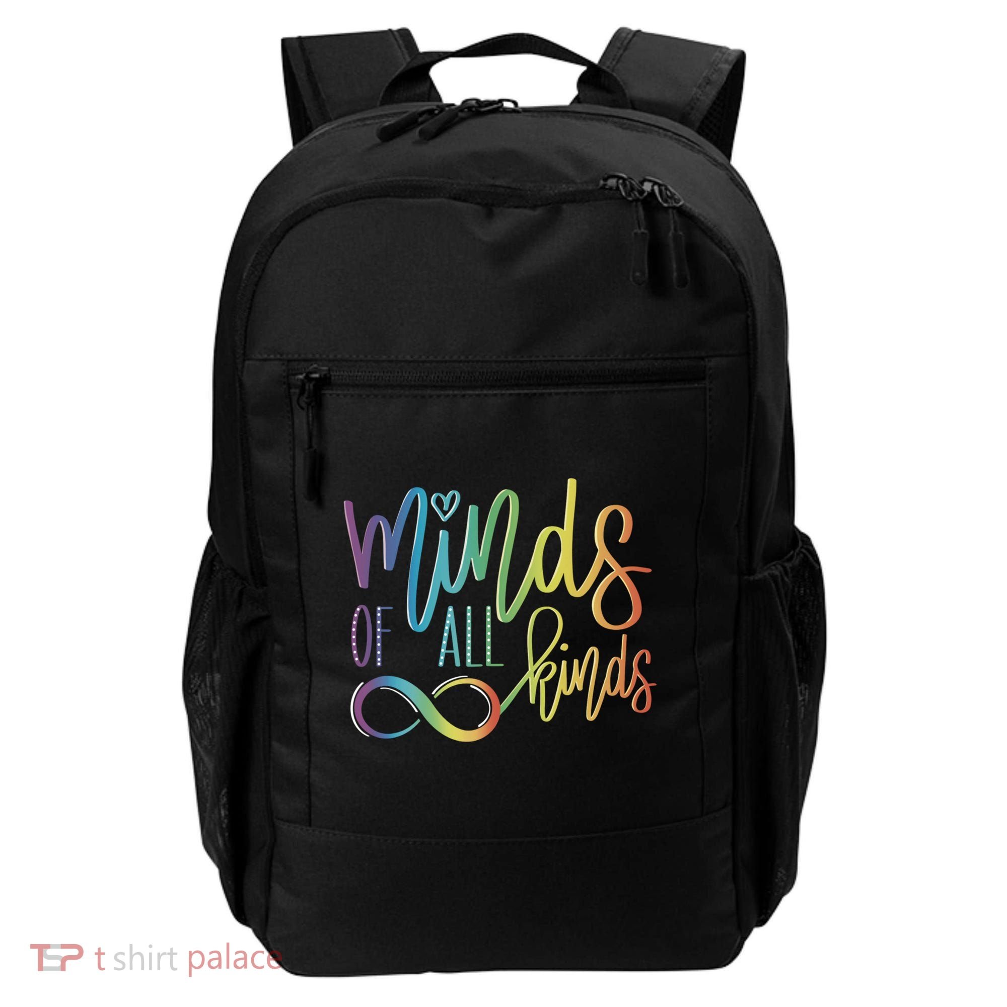 Minds Of All Kinds Neurodiversity Infinity Autism Awareness Gift Backpack