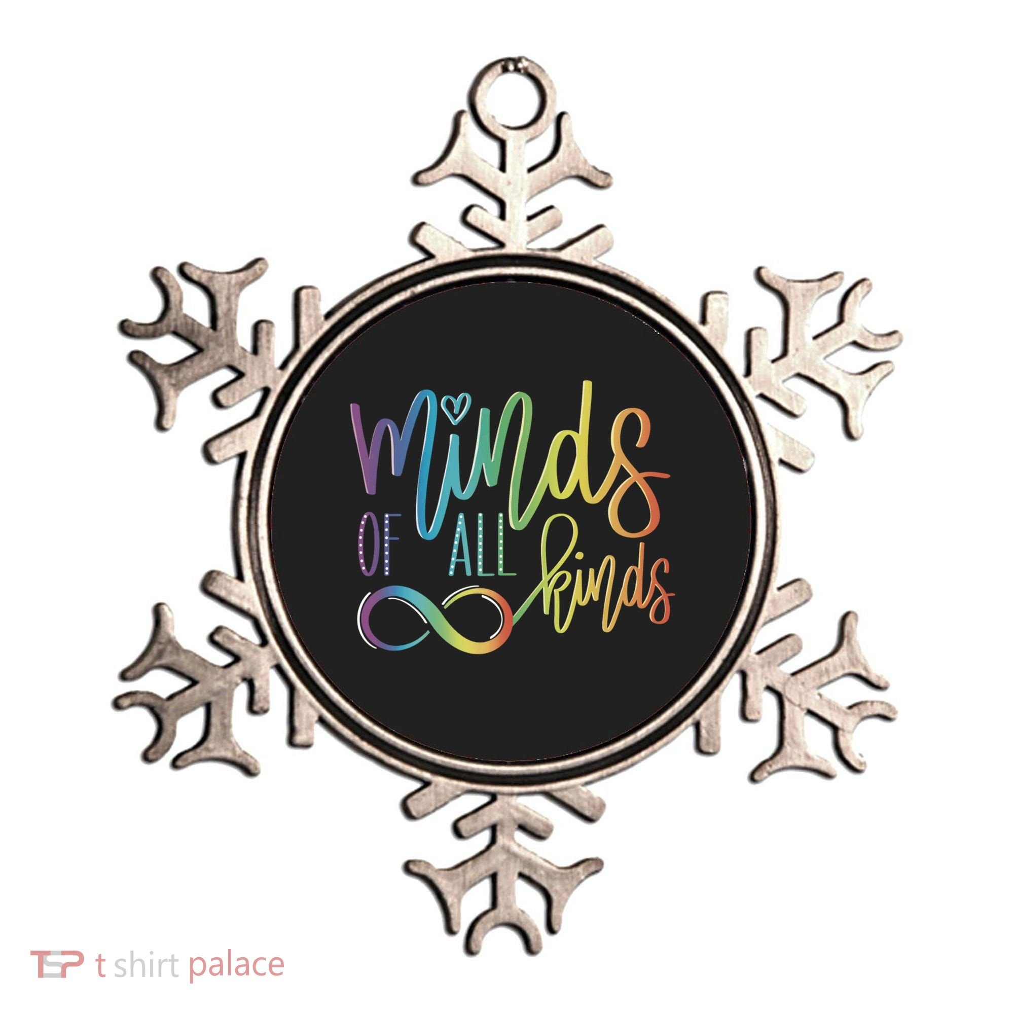Minds Of All Kinds Neurodiversity Infinity Autism Awareness Gift Ornament
