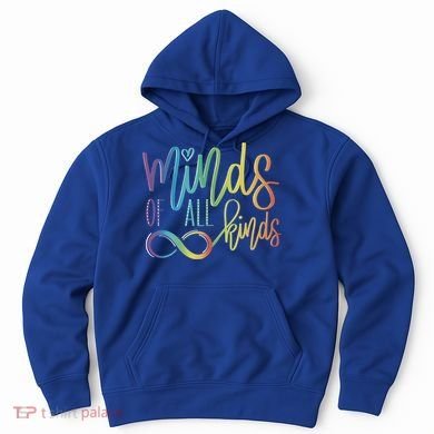 Minds Of All Kinds Neurodiversity Infinity Autism Awareness Gift Hoodie