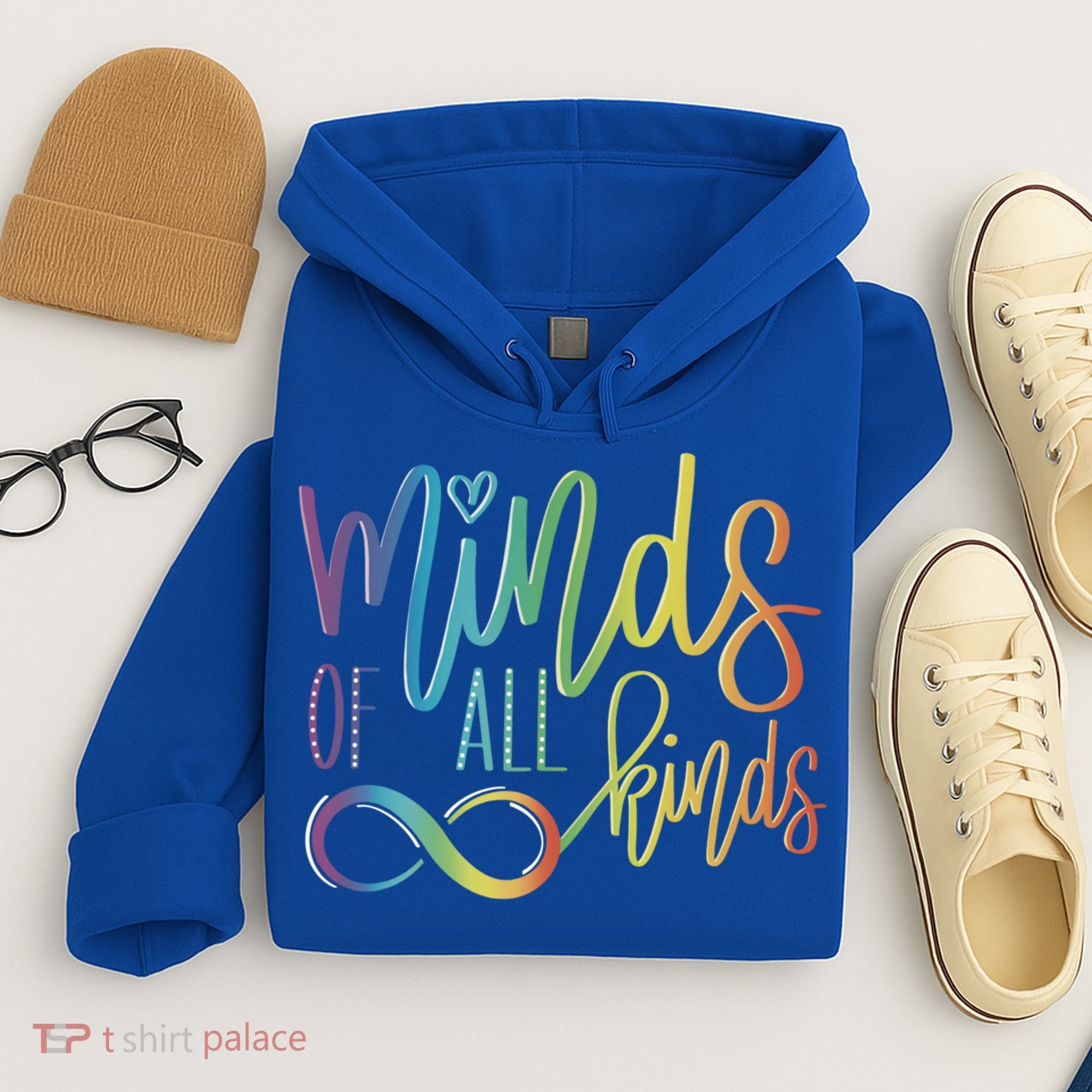 Minds Of All Kinds Neurodiversity Infinity Autism Awareness Gift Hoodie