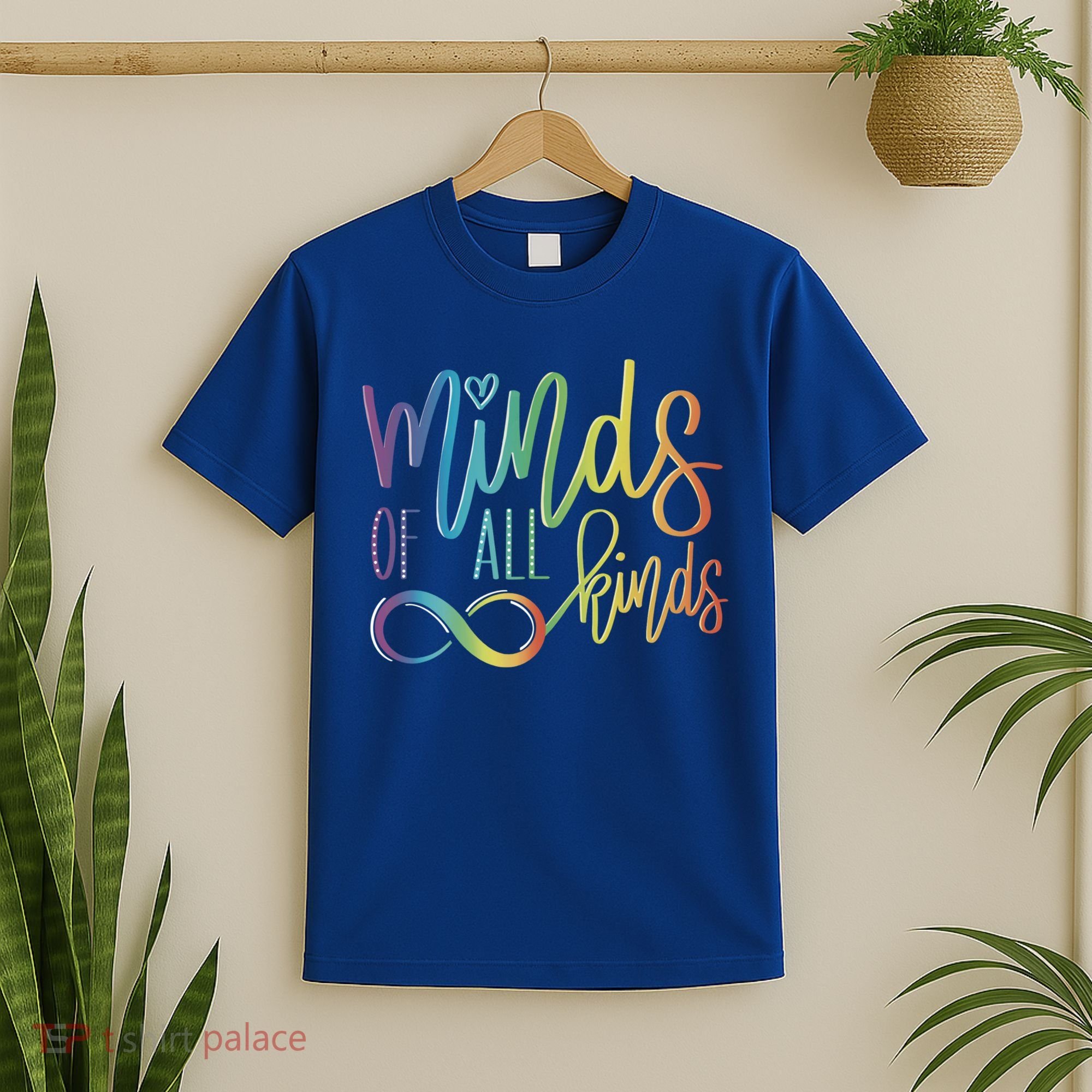 Minds Of All Kinds Neurodiversity Infinity Autism Awareness Gift T-Shirt