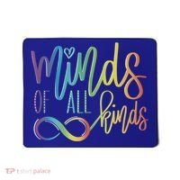 Minds Of All Kinds Neurodiversity Infinity Autism Awareness Gift Mousepad thumb 0