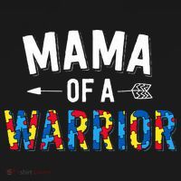 Mama Of A Warrior Family Mom World Autism Awareness Day Women's Tank Top thumb 5