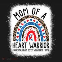 Mom Of A Warrior CHD Congenital Heart Defect Awareness Month Women's Tank Top thumb 5