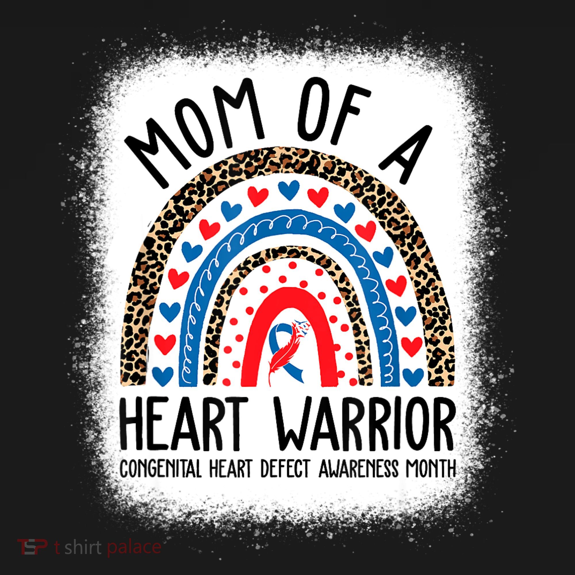 Mom Of A Warrior CHD Congenital Heart Defect Awareness Month Women's Tank Top