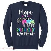 Mom Of A Rare Disease Warrior Mom Rare Disease Awareness Sweatshirt thumb 0