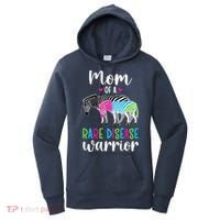 Mom Of A Rare Disease Warrior Mom Rare Disease Awareness Women's Hoodie thumb 0