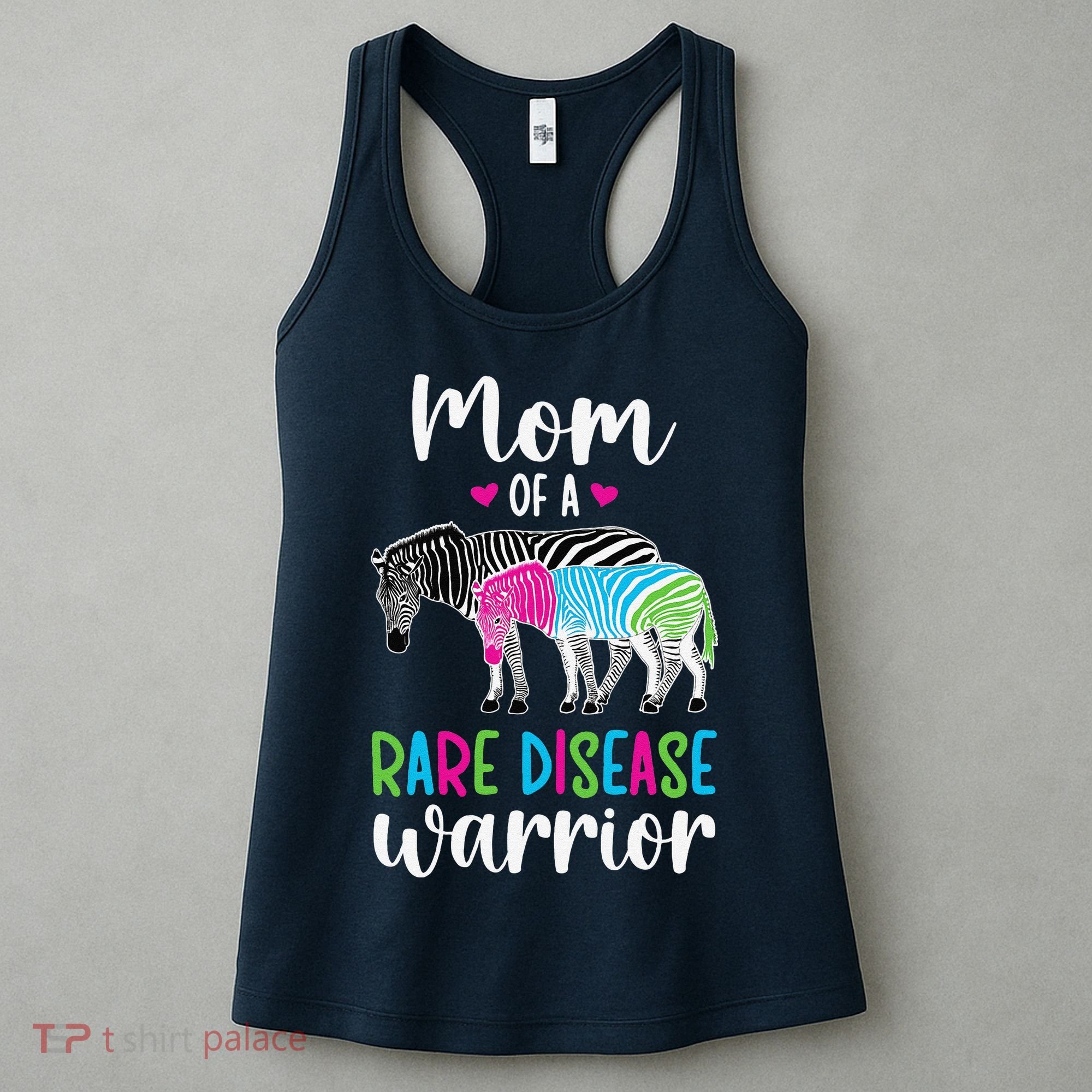 Mom Of A Rare Disease Warrior Mom Rare Disease Awareness Women's Tank Top